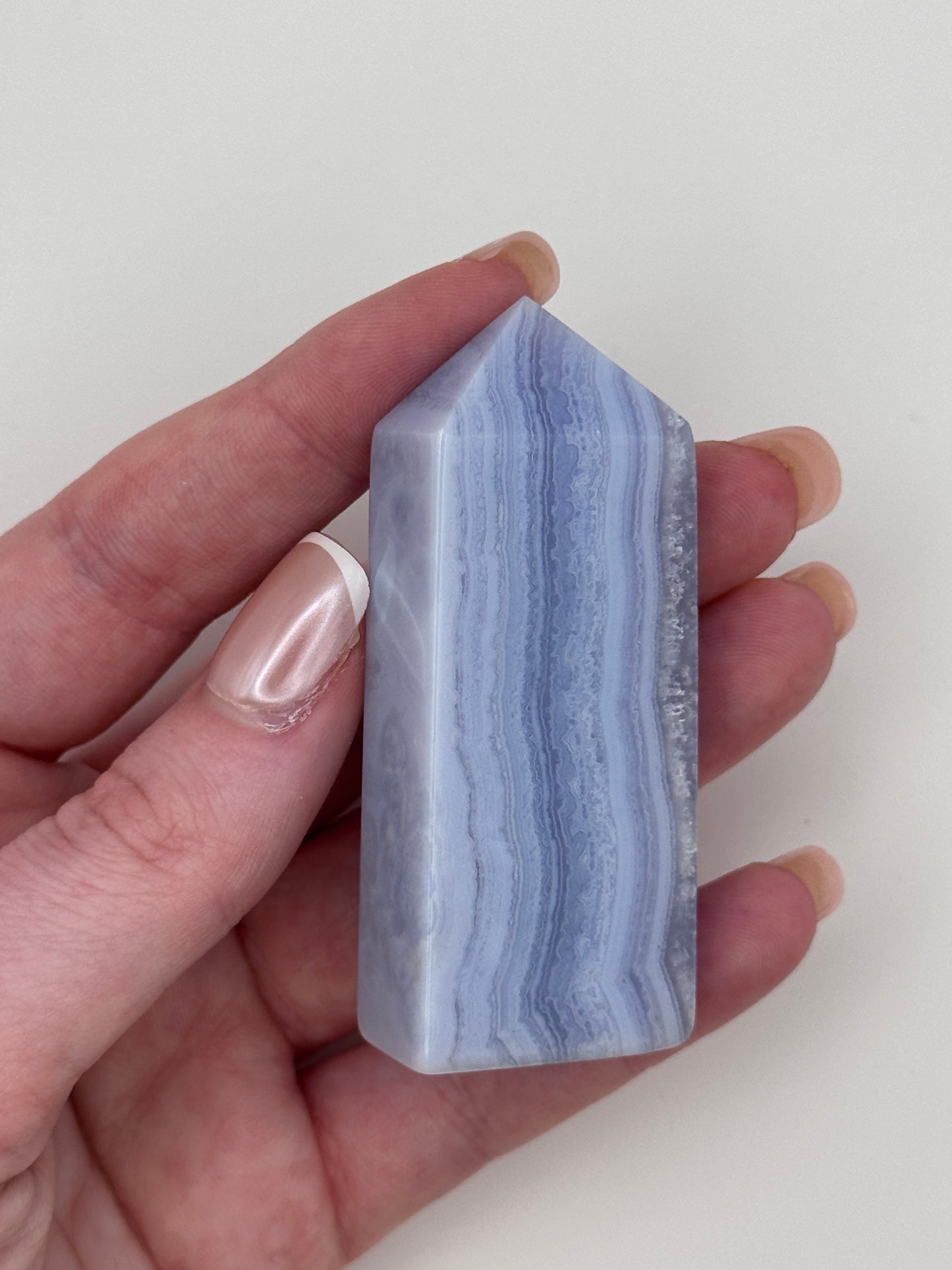 Blue Lace Agate Tower - G
