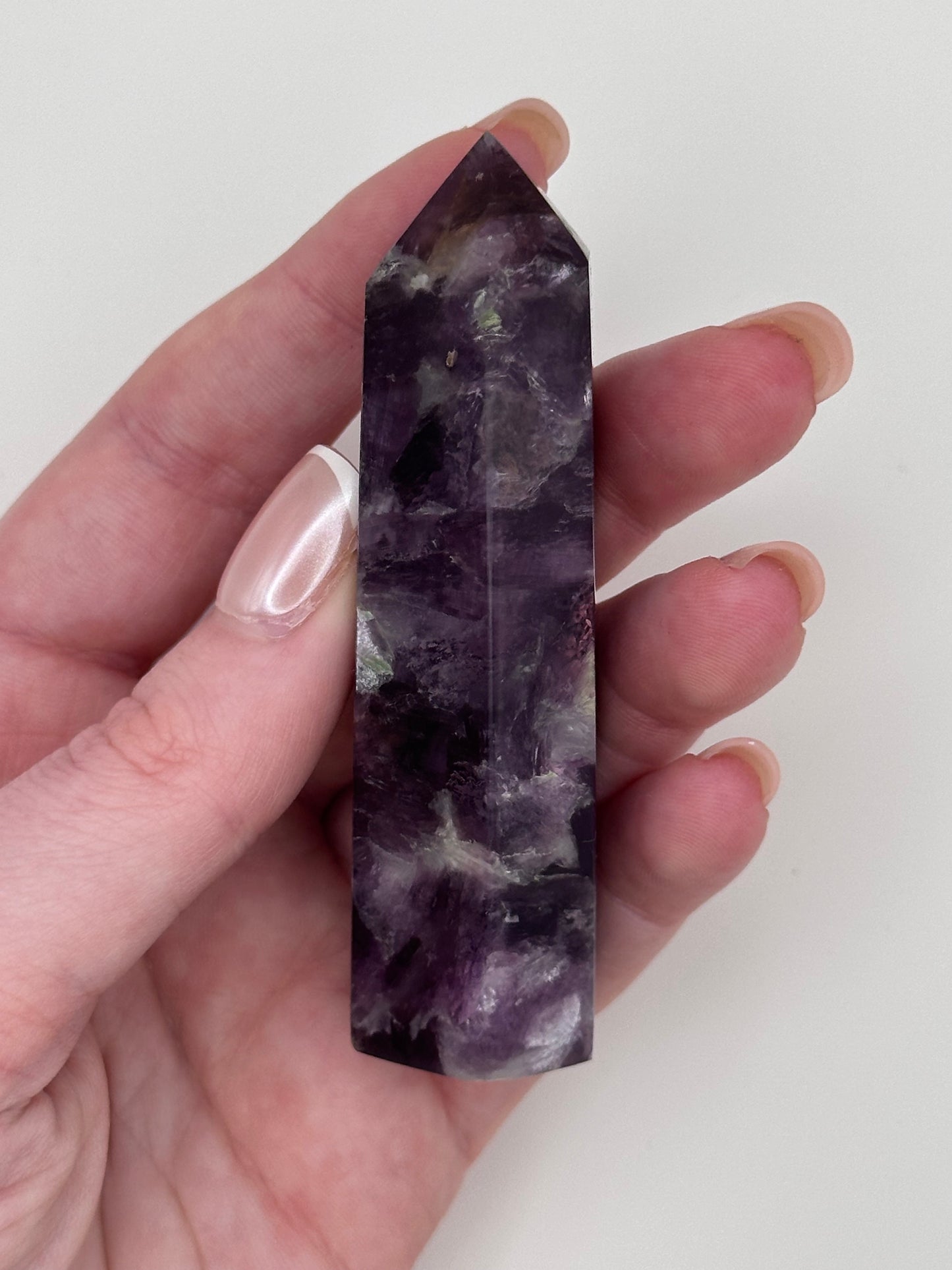 Lepidolite Mica Tower - E