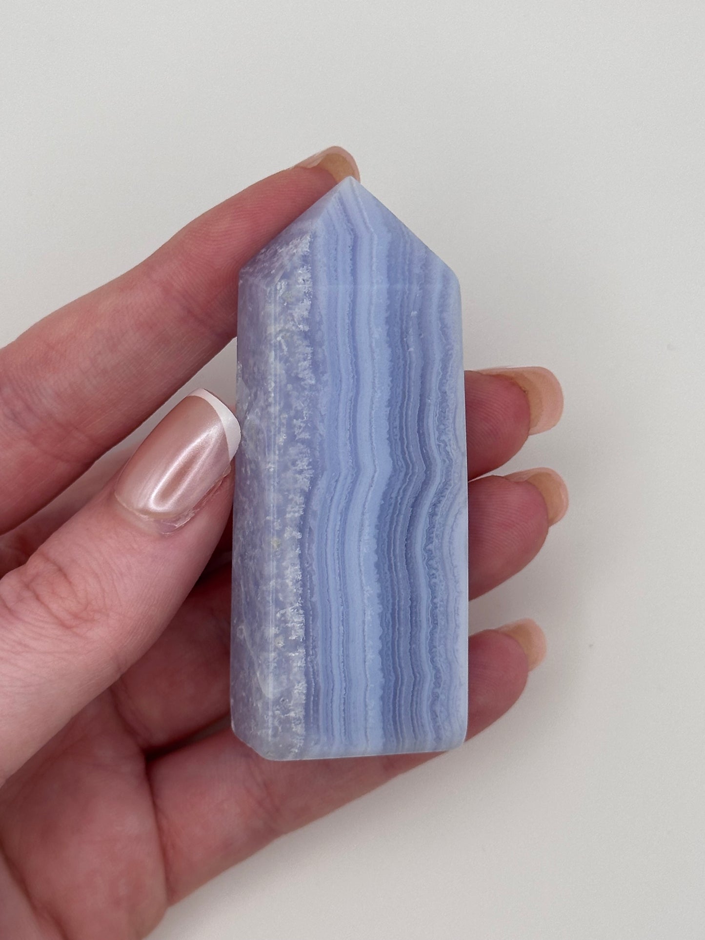 Blue Lace Agate Tower - B