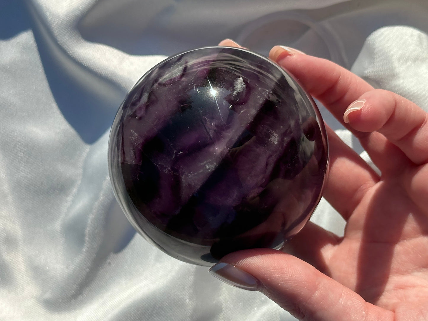 Rainbow Fluorite Sphere