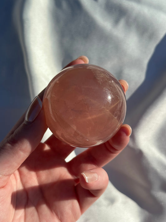 Rose Quartz Sphere - C