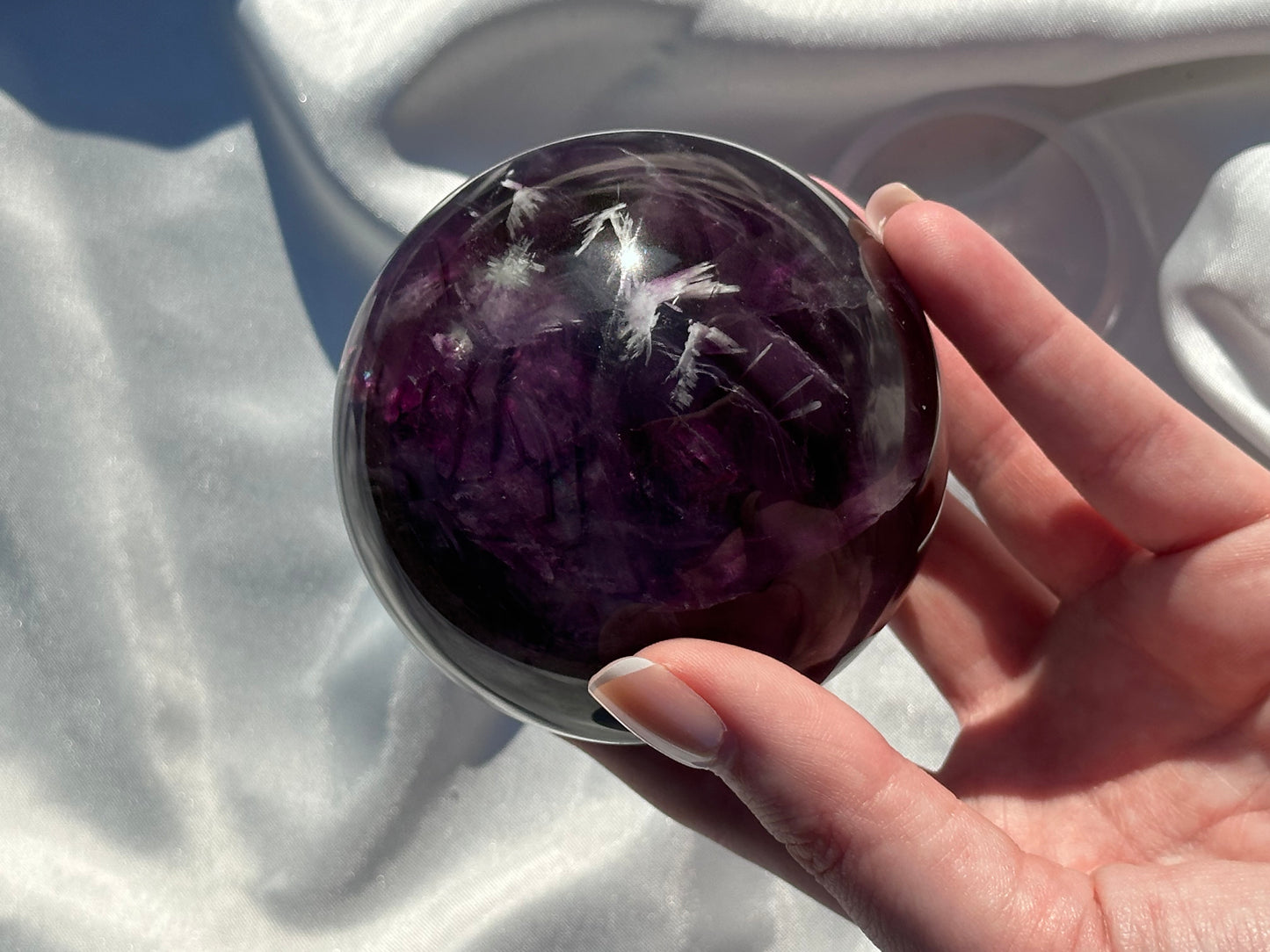 Rainbow Fluorite Sphere
