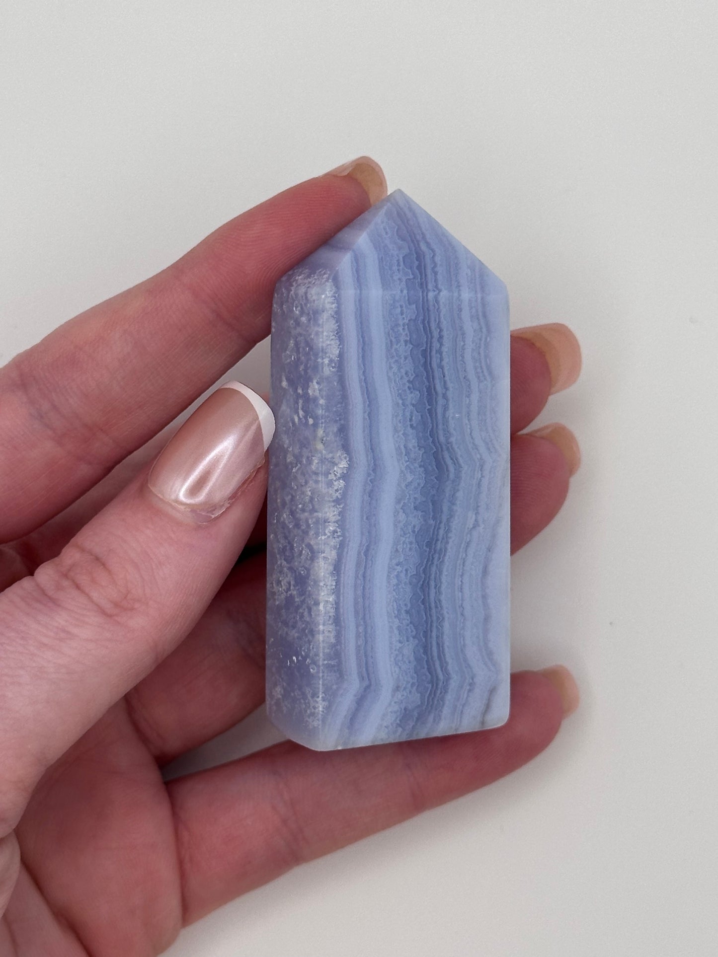 Blue Lace Agate Tower - G