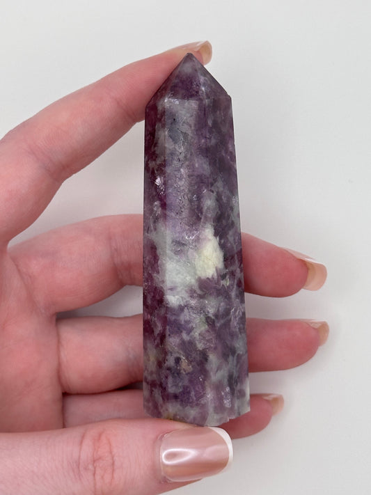 Lepidolite Mica Tower - F