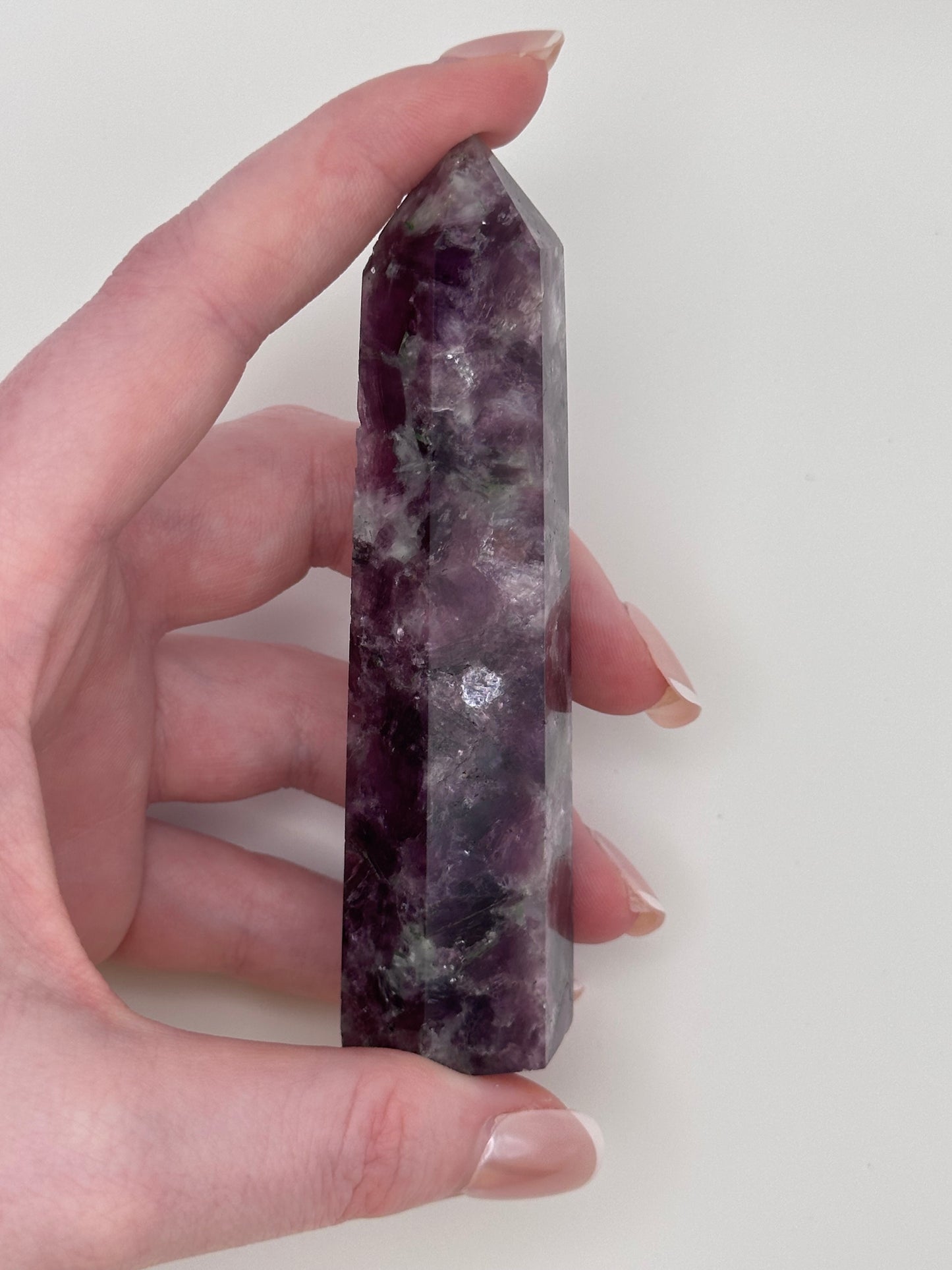 Lepidolite Mica Tower - B