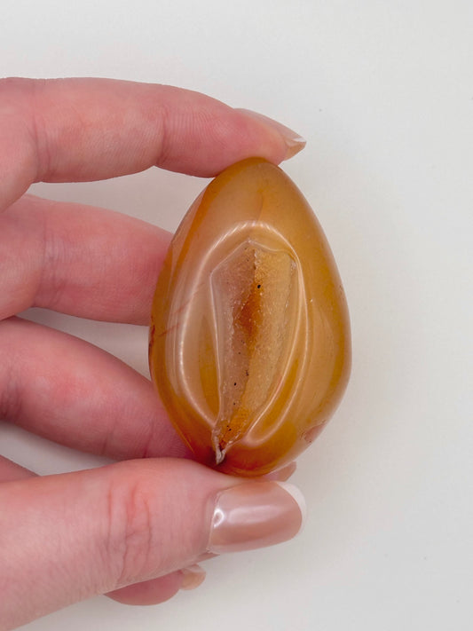 Carnelian Druzy Egg - G