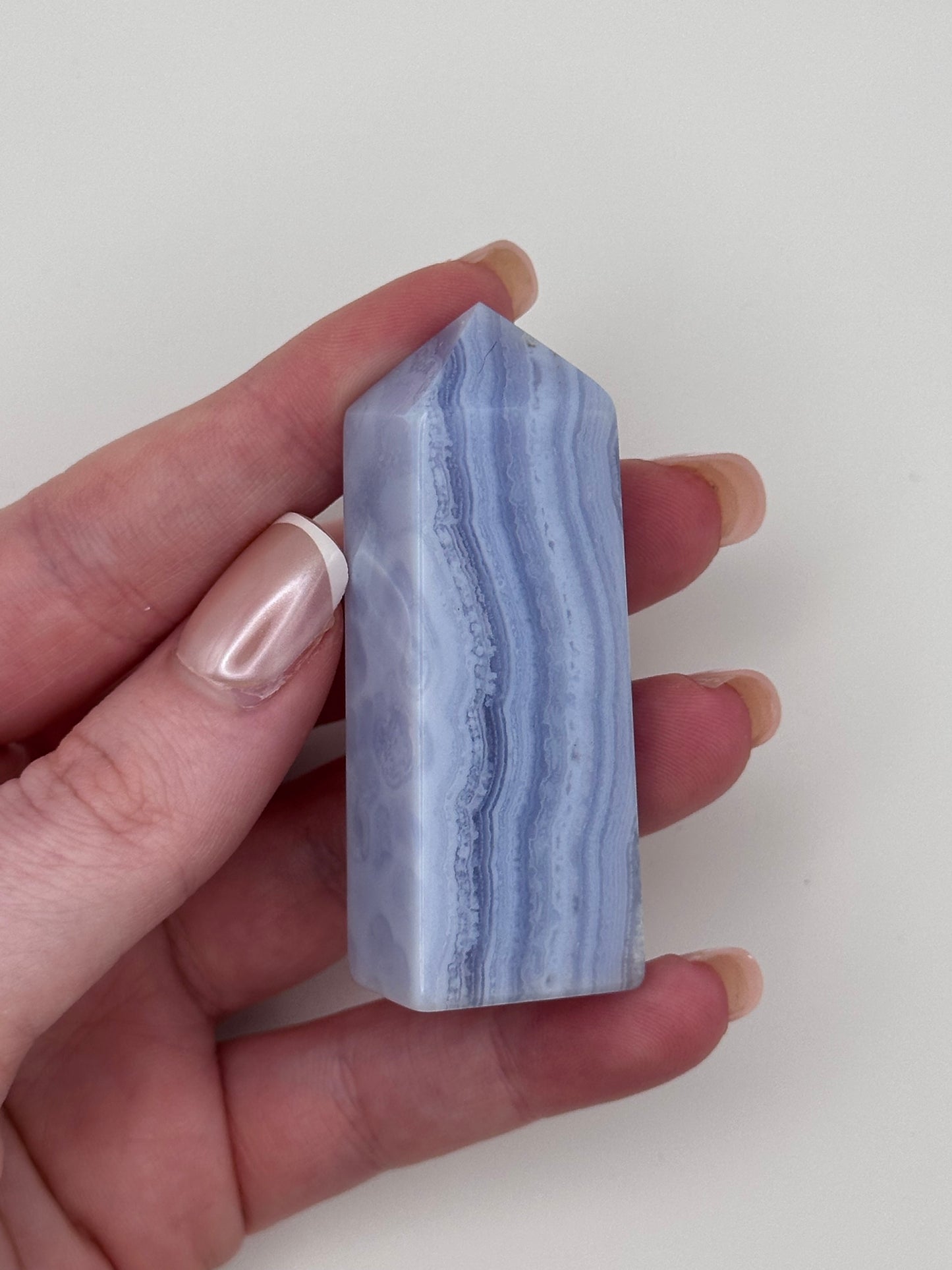 Blue Lace Agate Tower - F