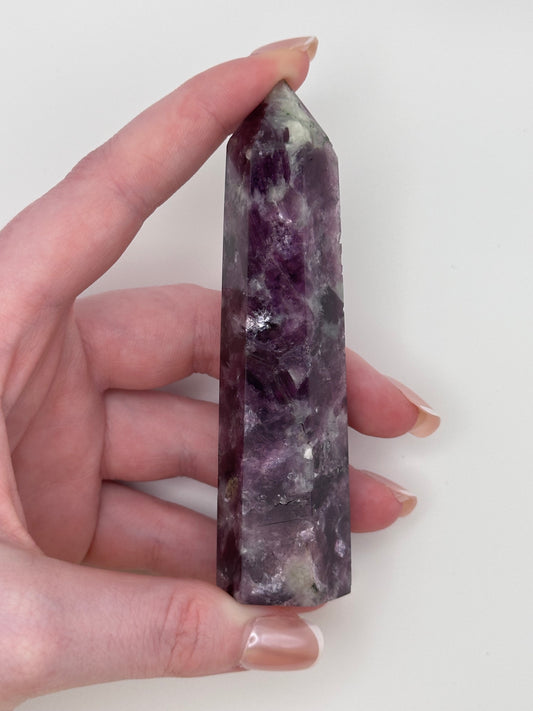 Lepidolite Mica Tower - B