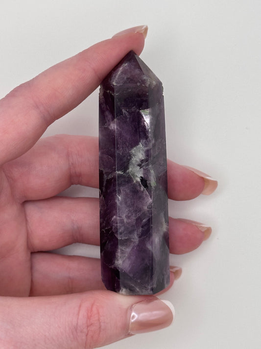 Lepidolite Mica Tower - E
