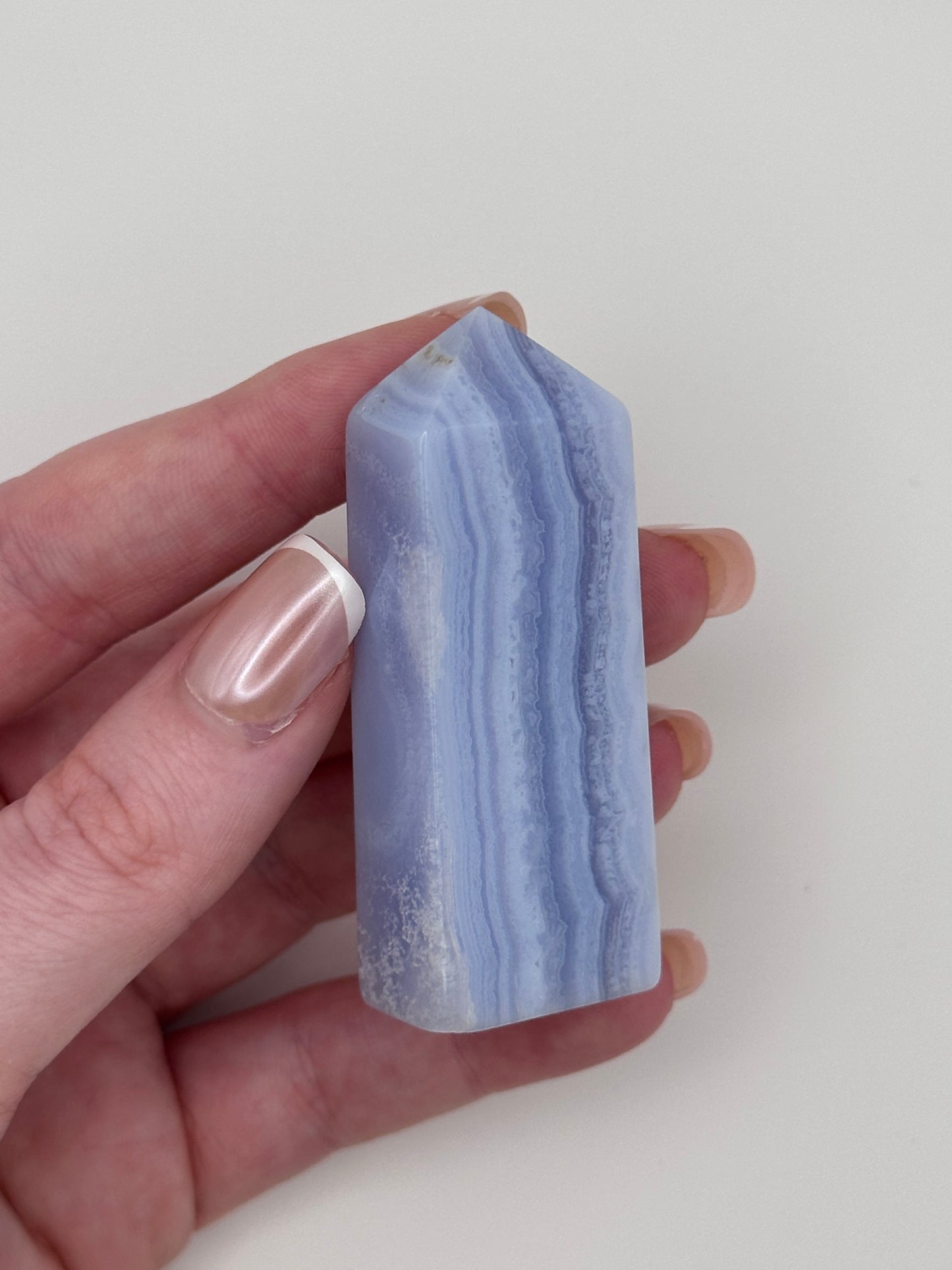 Blue Lace Agate Tower - F